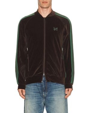 Needles Rib Collar Track Jacketin - Black