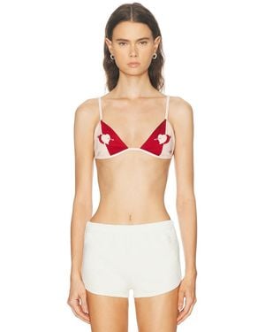 Bode Wonderland Bra - Red