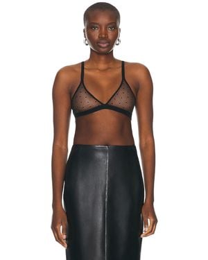 Alaïa Sheer Bra - Black