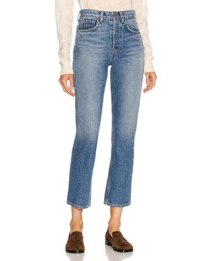 GRLFRND Karolina High Rise Straight Crop - Multicolor