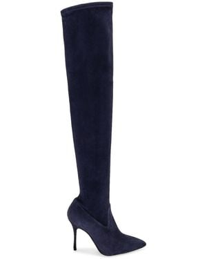 送料関税込■Manolo Blahnik■Gore スエード オーバーニーブーツ 送料関税込□Manolo Blahnik□Gore スエード オーバーニーブーツ