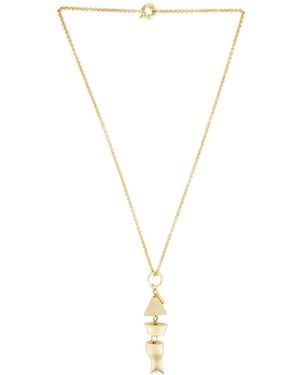 Timeless Pearly Fish Necklace - Multicolor