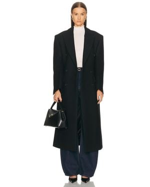 Rohe Hourglass Wool Coat - Black