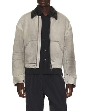 Acne Studios Ohniev Sulphur Fade Jacket - Gray