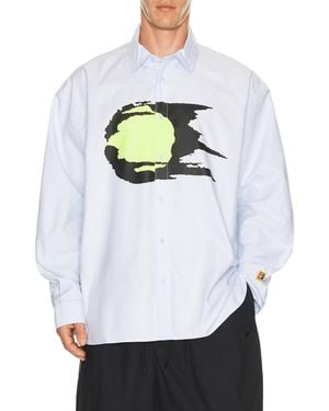 Nike Club Rules Oxford Long Sleeve Shirt - Gray