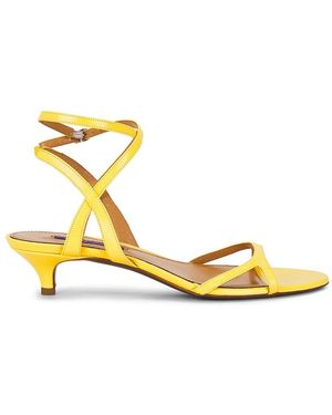 Ralph Lauren Clarke Kiiten Heel Sandal - Metallic