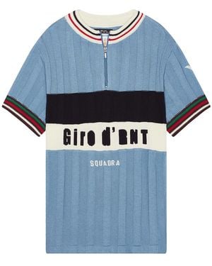 rice nine ten Knitted Cycling Jersey - Blue