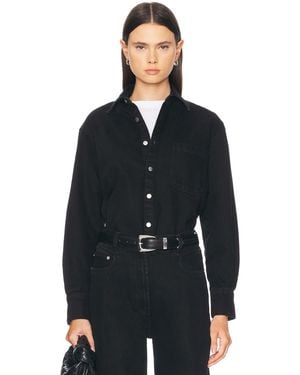 Beaufille Deren Denim Top - Black