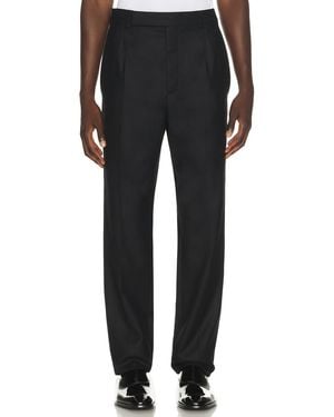 Saint Laurent Tapered Tailored Pants - Black