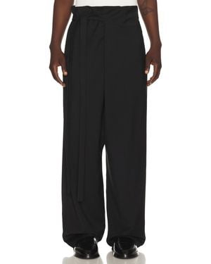 Fear Of God Low Rise Wrap Pants - Black
