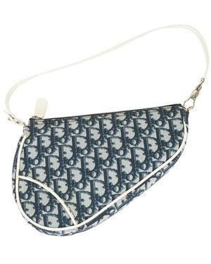 Dior Issimo Pochette Saddle Bag - White