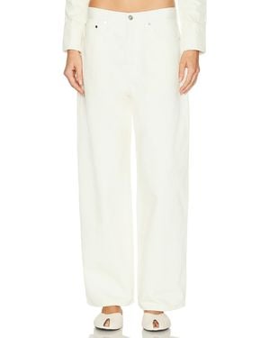 EB DENIM Brea Relaxed Baggy Jeans - White