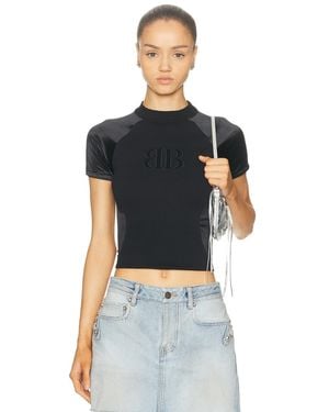 Balenciaga Fitted Top - Black