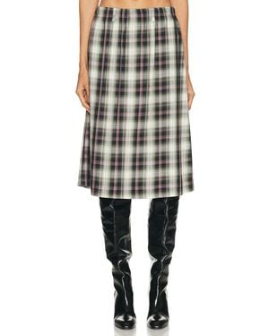 Acne Studios Izetta Check Skirt - Black