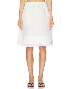 Jonathan Simkhai Aubria Skirt - White