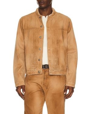 424 Collection Trucker Jacket - Brown