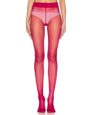 Wolford Satin Touch 20 Tights - Red