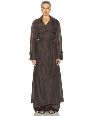 Adam Lippes Jupiter Trench Coat - Brown