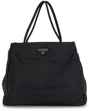 Prada Tessuto Tote Bag - Black