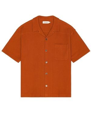 FRAME Jacquard Relaxed Shirt - Orange