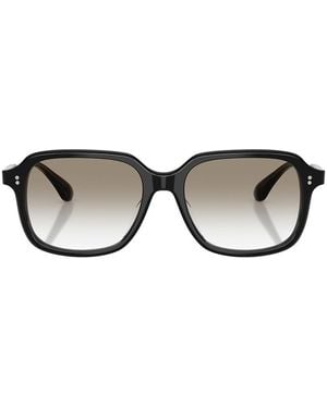 Oliver Peoples Square Sunglasses - Black