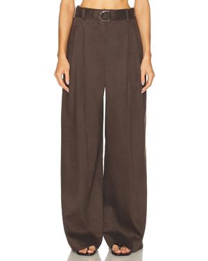 Helmut Lang Wide Leg Trouser - Brown