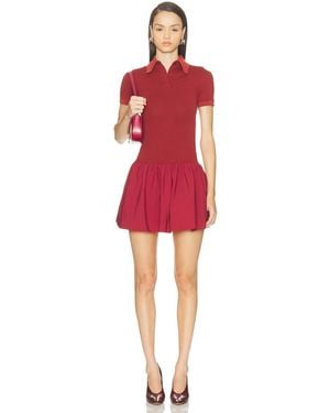 Mimchik For Fwrd Polo Bubble Dress - Red