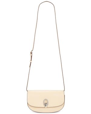 SAVETTE Tondo Crescent Bag - White