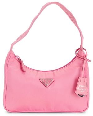 Prada Mini Re Edition 2000 Re-Nylon Shoulder Bag - Pink