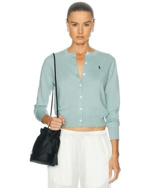Polo Ralph Lauren Long Sleeve Cardigan - Blue