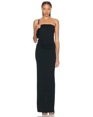 ÉTERNE Twist Maxi Dress - Black