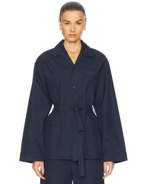 OURS THE BRAND The Camicia Robe Top - Blue