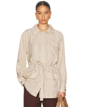 Leset Kim Drawstring Jacket - Natural