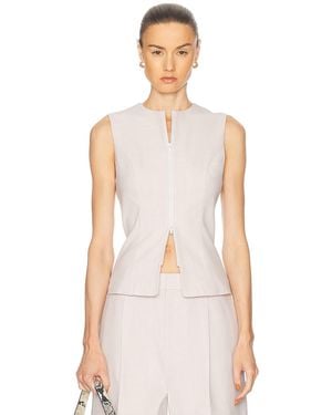 SIR. Laredo Zip Top - White