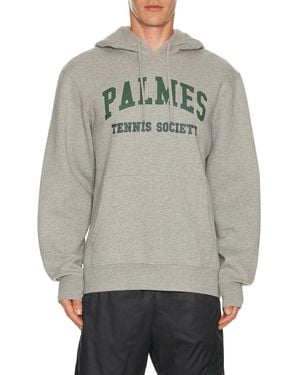 Palmes Mats Hooded Sweatshirt - Gray