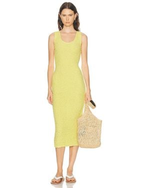 Enza Costa Dimension Tank Maxi Dress - Yellow
