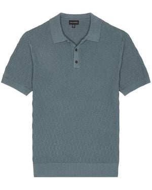 Club Monaco Diamond Polo - Blue