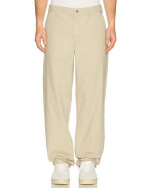 Reigning Champ Cotton Canvas Grounds Standard Pant - Natural