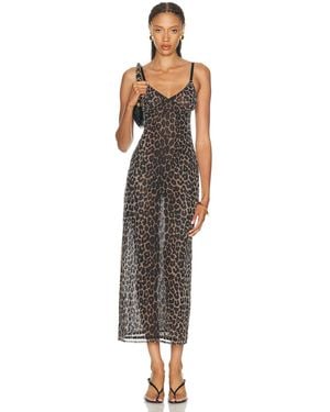 Saint Laurent Long Dress - Multicolor