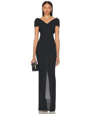 Monot Off Shoulder Dress - Black