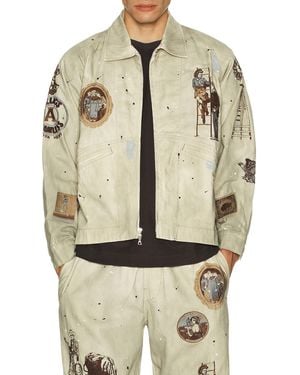 Samuel Zelig Western Zip Jacket - Natural