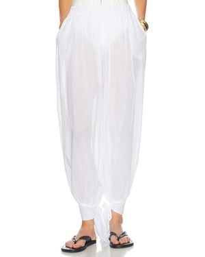 ANDAMANE Noor Tied Up Pant - White