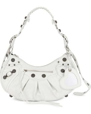Balenciaga Small Le Cagole Shoulder Bag - White