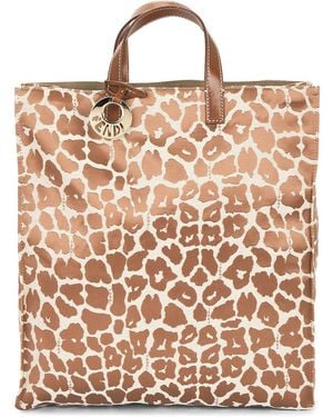 Fendi Chef Shopping Tote Bag - Pink