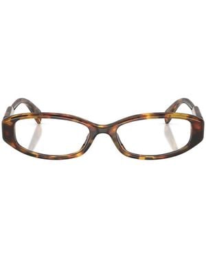 Miu Miu Oval Optical Glasses - Multicolor