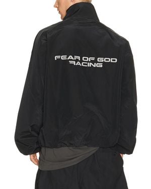 Fear Of God Modern Moto Track Jacket - Black