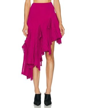 Alaïa Asymmetrical Skirt - Pink