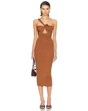 Maygel Coronel Arcano Dress - Brown