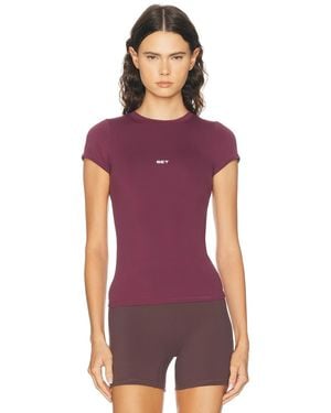 Set Active Aeraline Breathe Tee - Purple