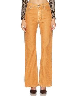 Rabanne Straight Leg Jeans - Orange